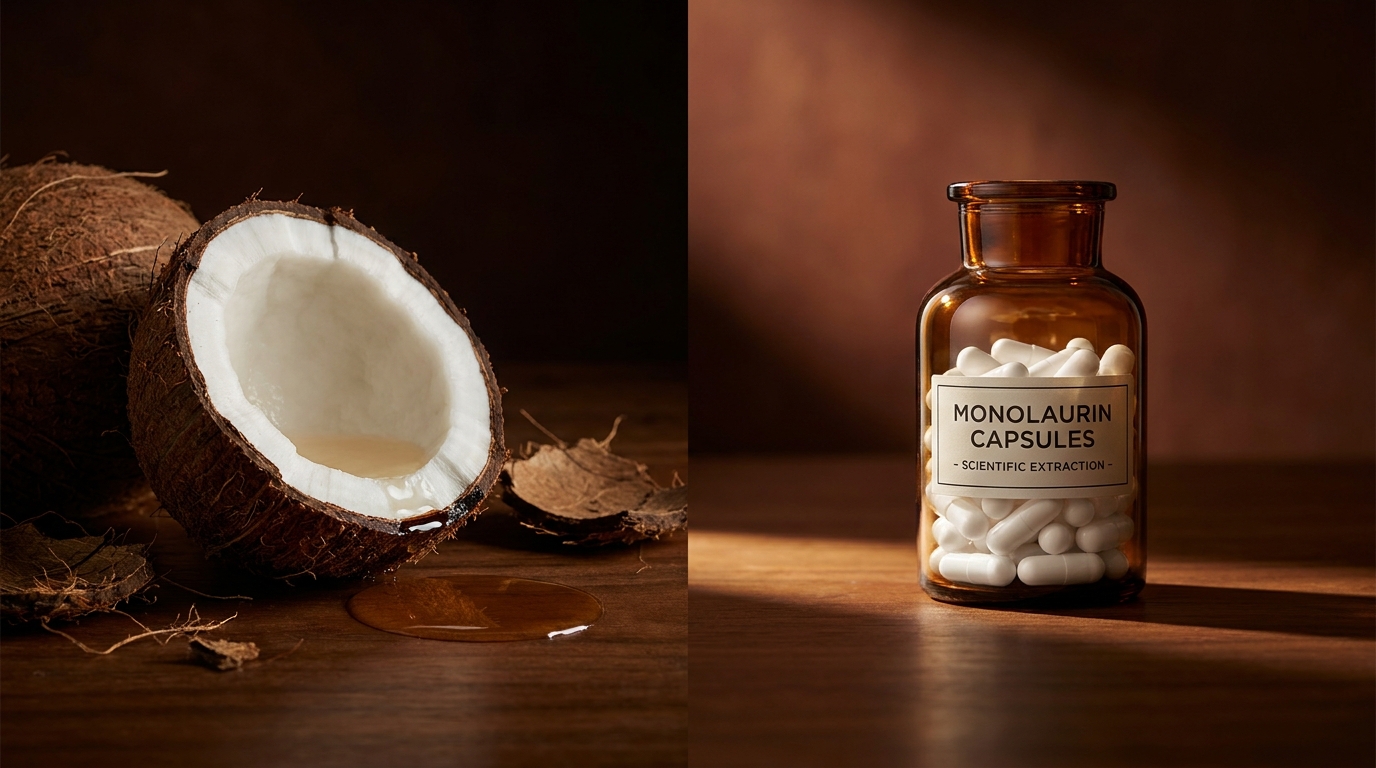 ¿Puedes Obtener Suficiente Monolaurina Comiendo Cocos?