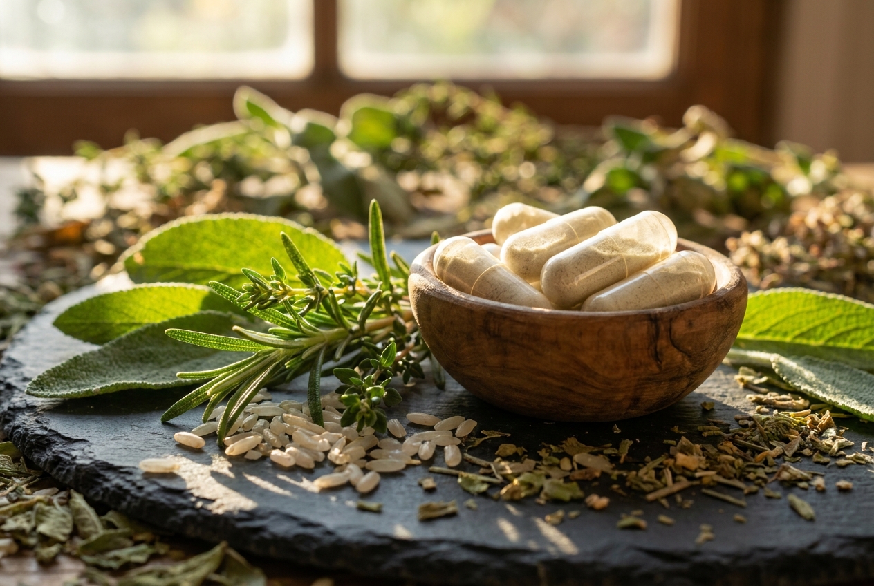 Ingredientes de origen vegetal para suplemento puro